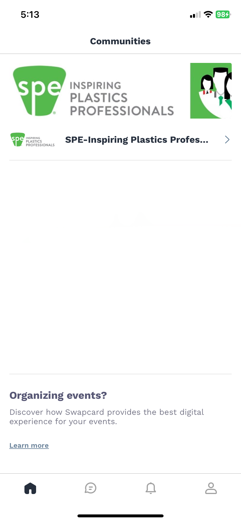 Search "SPE-Inspiring Plastics Professionals" and select it.